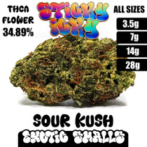 Sticky Icky - THCA Exotic Smalls Flower - Sour Kush [Indica]