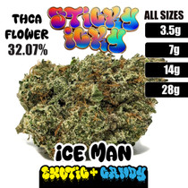 Sticky Icky - THCA Exotic+ Candy Flower - Ice Man [Hybrid]