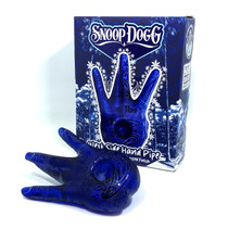 Snoop Dogg - West Side Paisley Pattern Frosted Hand Pipe - Blue