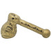 Death Row - 6" Full Metallic Etched Hammer Hand Pipe - Gold or Smoke