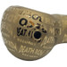 Death Row - 4" Metallic Etched Spoon Hand Pipe - Gold