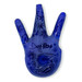 Snoop Dogg - West Side Paisley Pattern Frosted Hand Pipe - Blue