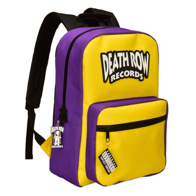 Death Row Throwback Smell-Proof Backpack – Yellow/Purple