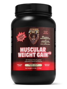 Muscular Weight Gain: Vanilla, 2.5Lbs Muscular Weight Gain: Vanilla, 2.5Lbs