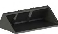 Heavy duty dirt bucket 48" (9.3 ft³) SSL mount