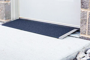 12" ADA Compliant Transition Plate -  Slip-Resistant, High-Strength Aluminum