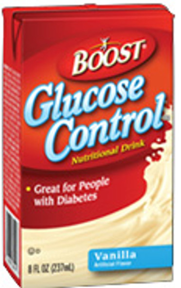 BOOST Glucose Control Vanilla: Diabetes-Friendly Nutritional Drink (27 Cartons)