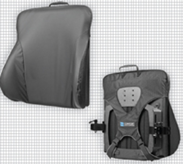 ACTA-CONTOUR Backrest: 20" Tall, Comfort-Tek Cover, Fits 17-19" W/C