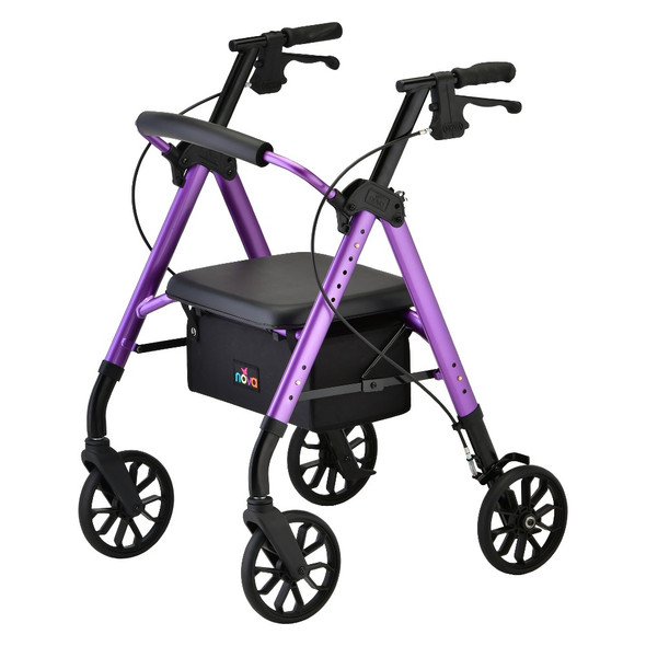 Star 8 Wb Rolling Walker - Purple