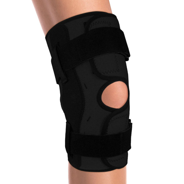 Knee Wrap Neoprene Hinged Bl L