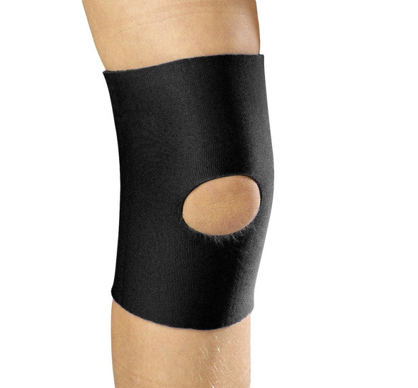Kids Knee Sleeve Open Pat Bl - M