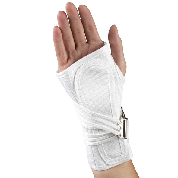 Wrist Splint Canvas Wh L-M