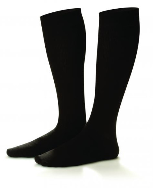Women's White Micro-Nylon Compression Socks (Large, 15-20mmHg) Women's White Micro-Nylon Compression Socks (Large, 15-20mmHg)