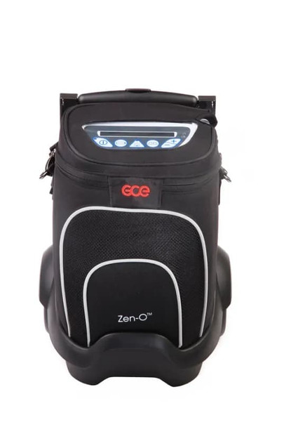 ZEN-O Double Battery Oxygen Concentrator: 4 Hour Run Time, 2 LPM Pulse Flow