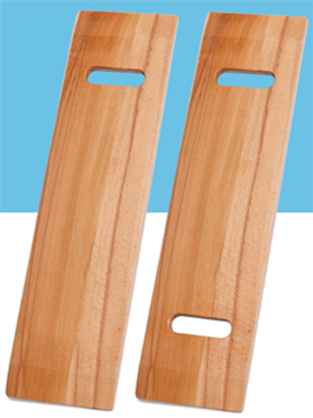 Heavy Duty 24" Wood Transfer Board with Handles - 440lb Capacity
