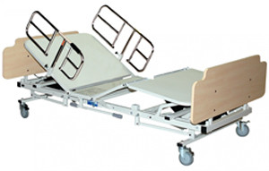 Bariatric Homecare Bed (650lb) - 48" w/Rails & Hand Control