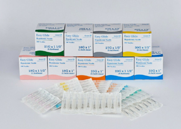 EASY GLIDE HYPODERMIC NEEDLE 30G X 12 EASY GLIDE HYPODERMIC NEEDLE 30G X 12