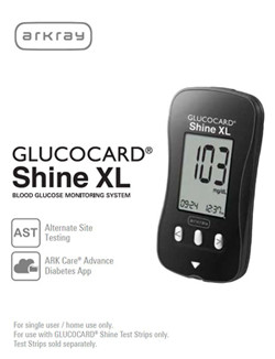 Shine XL Meter Kit: Complete Blood Glucose Monitoring System (Excludes Strips & Control)