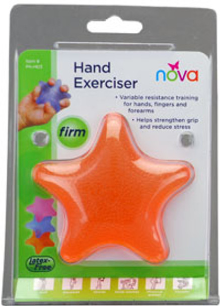 Orange Firm Exercise Squeeze Star: Strengthen Grip & Reduce Stress - Latex-Free Orange Firm Exercise Squeeze Star: Strengthen Grip & Reduce Stress - Latex-Free