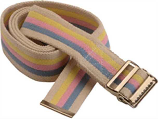 Safety Transfer Gait Belt with Stripes - 52" - Reduces Caregiver Strain