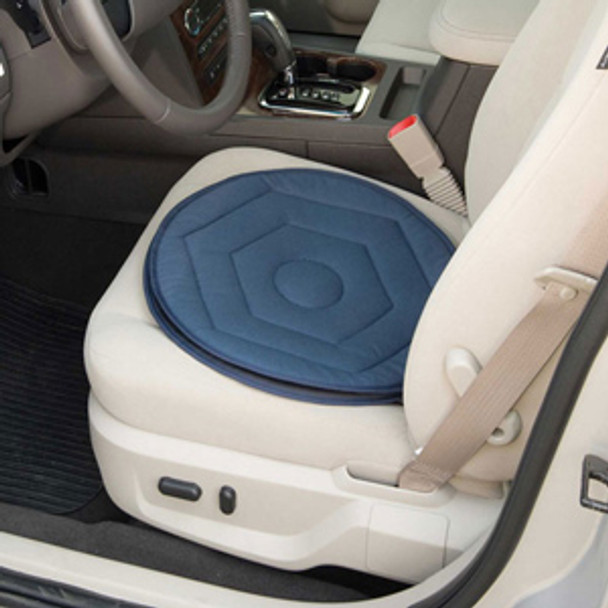 EZ Swivel Seat Cushion: Blue, 350lb Capacity -  Makes Getting In & Out Easy EZ Swivel Seat Cushion: Blue, 350lb Capacity -  Makes Getting In & Out Easy