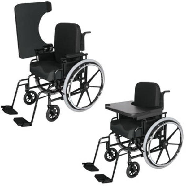 DURASOFT Right-Side Lap Tray with Swivel Base - Fits 3/4" & 7/8" Tubing