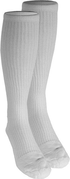 Men's Knee High Compression Socks (15-20 mmHg) - White Small