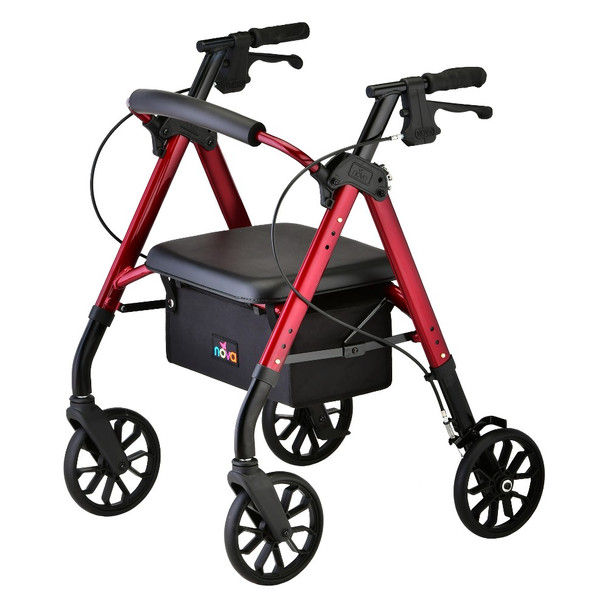 Star 8 Wb Petite Rollator - Red
