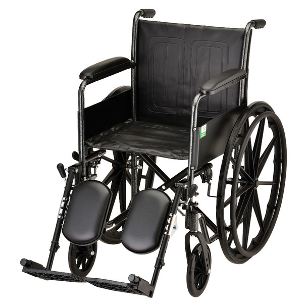 16" Std W/C Fixed Arm S/A Ftrts