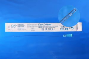Cure 10" Straight Tip 14 FR Pediatric Catheter (Box of 30)
