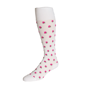 Rose Compression Socks (20-30 mmHg) - Blush - Small