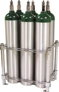 Heavy Duty Cylinder Rack (6 Cylinders) - Chrome, Modular - Front Door ...