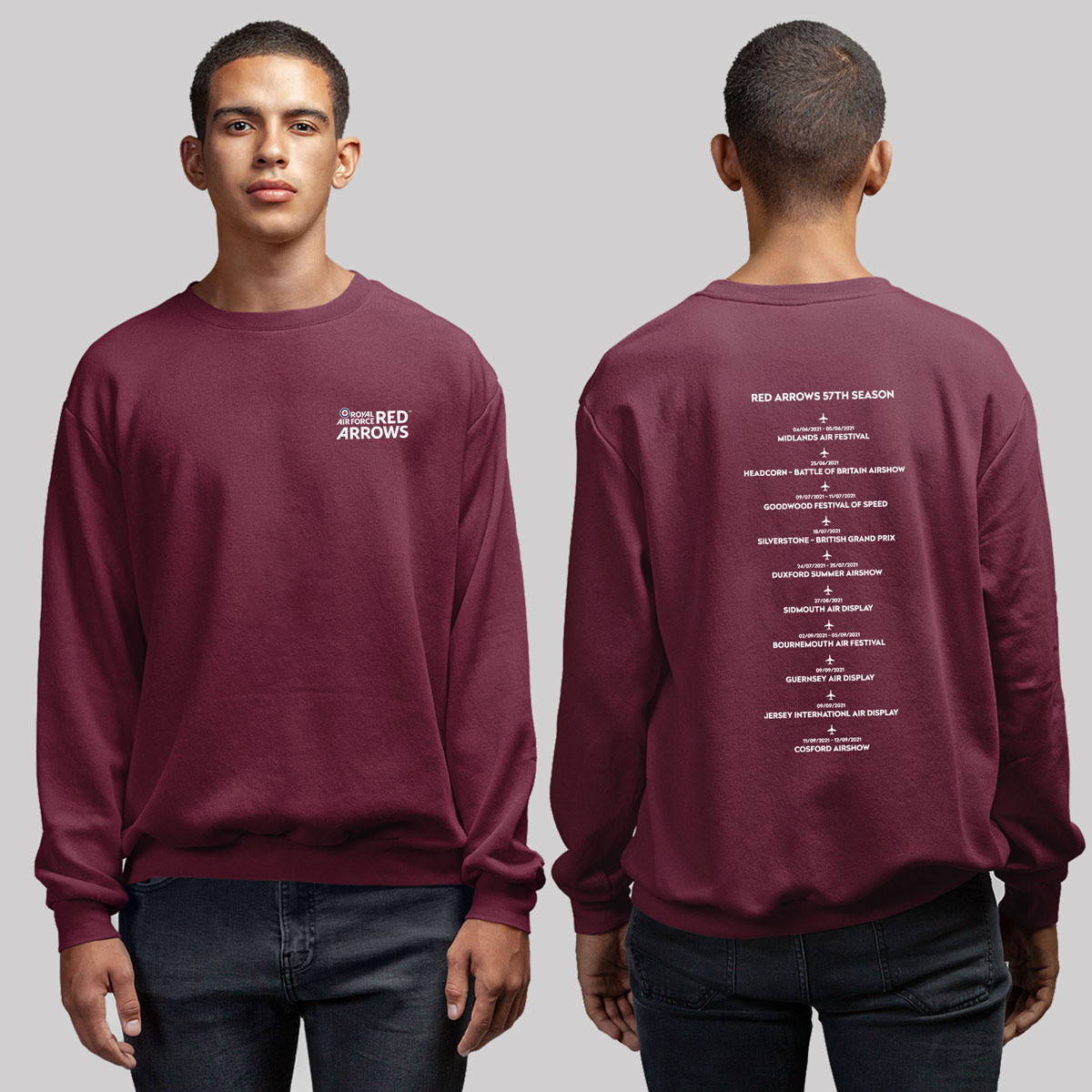 maroon sweatshirt