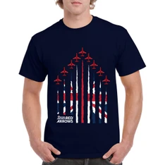 Official RAF Red Arrows UJ Formation Adult T-Shirt