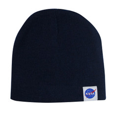 NASA Beanie with Meatball Woven label - Navy NASA Beanie with Meatball Woven label - Navy