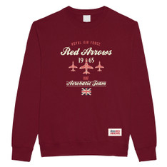Official RAF Red Arrows Aerobatic Team Sweatshirt Official RAF Red Arrows Aerobatic Team Sweatshirt