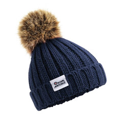 NASA Fur Pom Pom Beanie - Navy NASA Fur Pom Pom Beanie - Navy