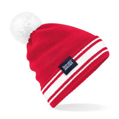 Red Arrows Contrast Pom Pom Beanie - Red Red Arrows Contrast Pom Pom Beanie - Red