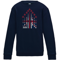 Red Arrows British Print Kids Sweatshirt Red Arrows British Print Kids Sweatshirt