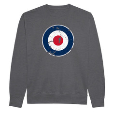 RAF Roundel Adult Sweatshirt - Charcoal Grey - Extra large (XL) RAF Roundel Adult Sweatshirt - Charcoal Grey - Extra large (XL)