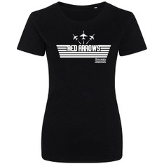 Red Arrows 3 Lines Ladies Slub T-shirt Red Arrows 3 Lines Ladies Slub T-shirt
