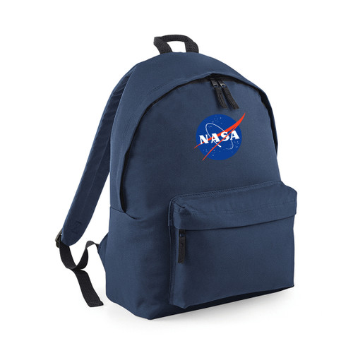 Buy NASA Roll-Top Backpack - Blue and Grey Backpack at Amazon.in