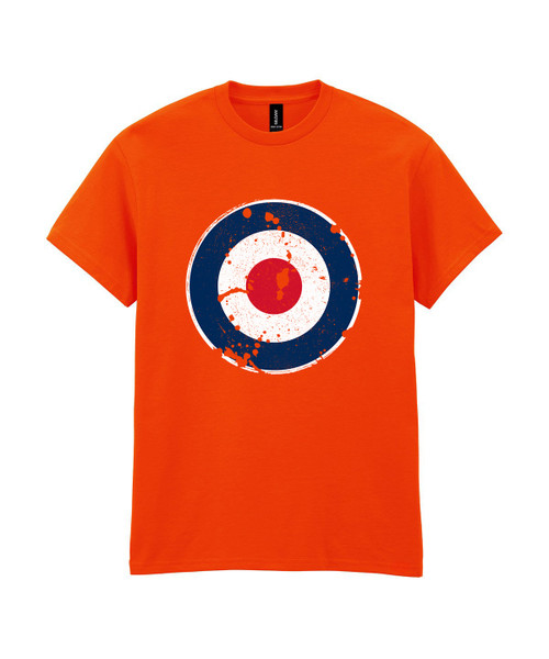 Royal Air Force Roundel Adult T-Shirt Orange