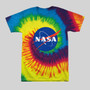 NASA Meatball Tie Dye T-Shirt with large chest logo