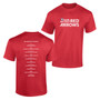 Red Arrows Logo 57th Season Air Show Red T-Shirt