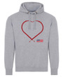 Red Arrows Valentine's Design Hoodie 