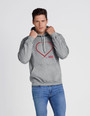 Red Arrows Valentine's Design Hoodie 