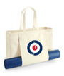 RAF Distressed Roundel - Organic Yoga Tote Bag