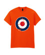 Royal Air Force Roundel Adult T-Shirt Orange