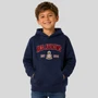 Red Arrows Harvard Applique Embroidery Kids Hoodie - Navy